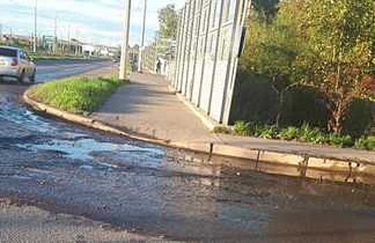Перекресток Маяковского в месте выхода на Белозерский виадук обещают привести в порядок до конца сентября