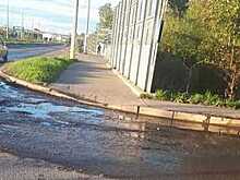 Перекресток Маяковского в месте выхода на Белозерский виадук обещают привести в порядок до конца сентября