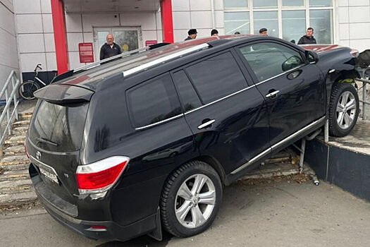 Водитель Toyota под Курганом въехал на лестницу и сбил двух детей