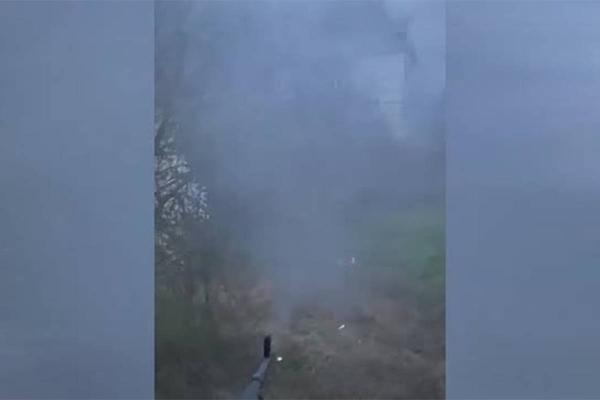 Перестрелка силовиков с боевиками в пригороде Нальчика попала на видео