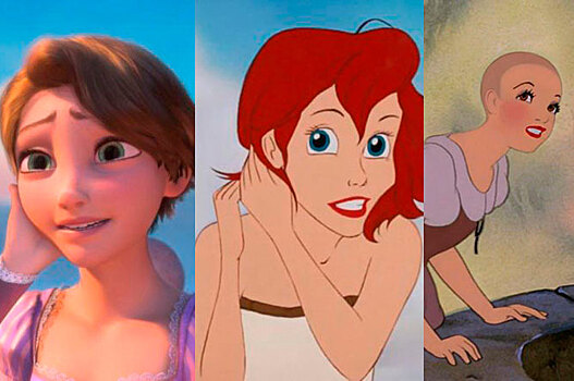 Художница «подстригла» диснеевских принцесс