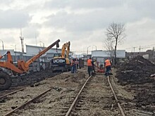 Почти 1,5 км трамвайных путей проложили до улицы Красных Партизан в Краснодаре
