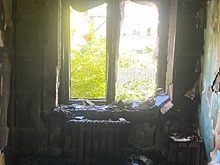 41-летний мужчина госпитализирован после пожара в центре Калуги