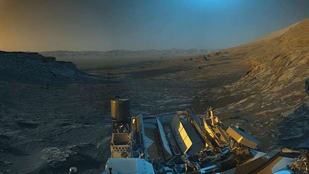 Марсоход Curiosity отправил шикарную открытку с фотографией Марса