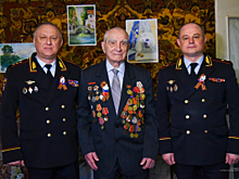 Александр Кравченко встретился с участником Великой Отечественной войны Георгием Гусевым