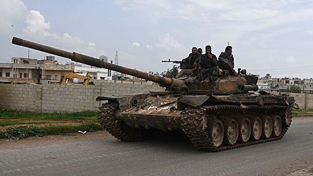 Сирийские военные окружили город Хан-Шейхун