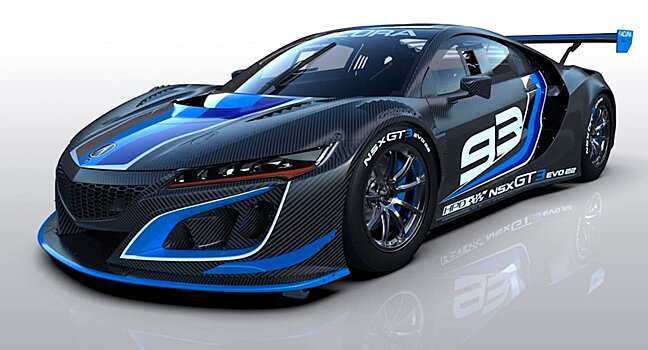 Acura анонсировала гоночный автомобиль NSX GT3 Evo22