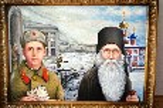 Осужденный ОТБ-1 УФСИН России по Саратовской области написал портрет духовника трех российских патриархов