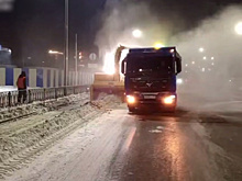 «Работа в 3 раза быстрее»: ГСТК получил новую машину для уборки снега с улиц