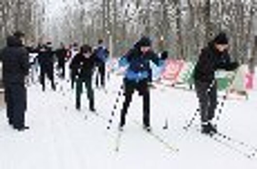 В Курске прошли лыжные гонки среди сотрудников УФСИН России по Курской области