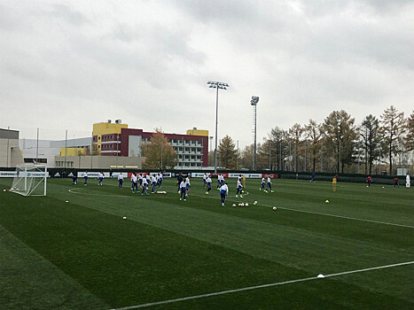 Сборная России тренируется в полном составе