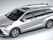  		 			Toyota Sienna 2021 получила максимальный балл безопасности за краш-тест IIHS 		 	