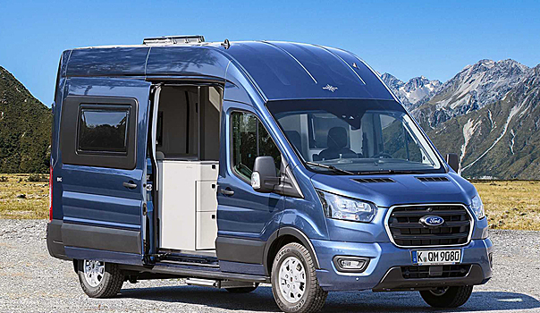 Крутой кемпер на базе фургона Ford Transit (видео)