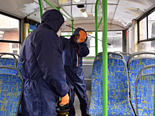 Прибывшие в Саратов московские троллейбусы прошли дезинфекцию