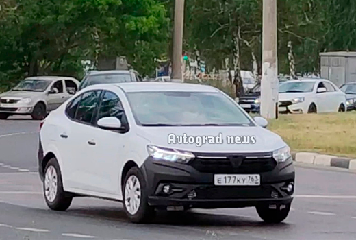 В Тольятти впервые сфотографировали новый Renault Logan