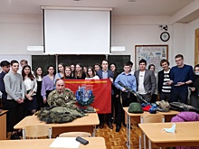 Представитель «Боевого братства» побывал в гостях у челябинских старшеклассников