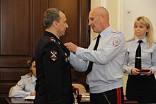 На Петровке 38 сотрудники органов внутренних дел ЗАО получили ведомственные награды