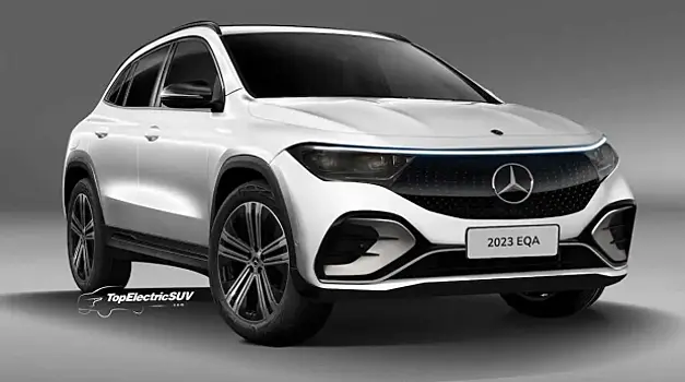 Обновленные Mercedes EQA и EQV показаны на первых рендерах