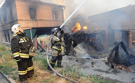 Пожар в Ростове мог начаться на свалке