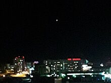 В Кургане горожане увидели в небе 20 спутников, двигающихся линейно