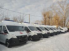 Челябинская область получила 17 новых машин скорой помощи