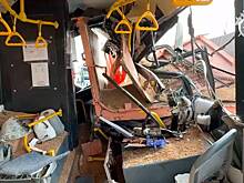 Обстановка внутри попавшего в ДТП под Симферополем автобуса попала на видео