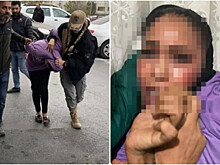 Появились кадры задержания подозреваемой в теракте на туристической улице в Стамбуле