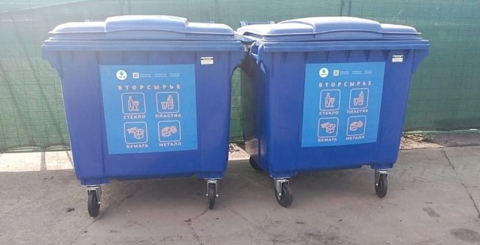 Контейнеры для сбора отходов нового образца установили в Отрадном