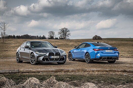 ?BMW презентовал продуктивные M3 и M4 Competition Gain xDrive 2022