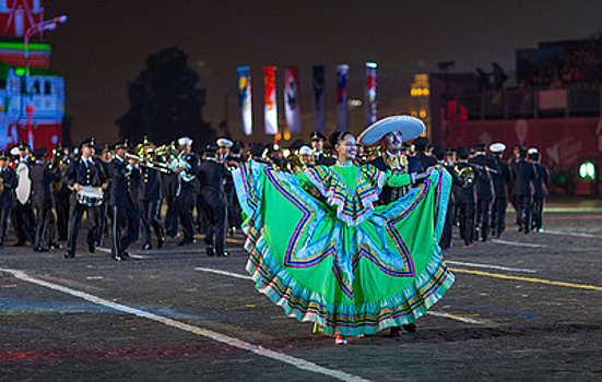 На Фестивале "Спасская башня" выступит военный оркестр из Мексики