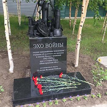 В ямальском поселке собрали мемориал из касок и гильз с мест боя