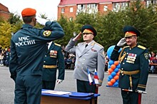 В Московском учебном центре федеральной противопожарной службы отметили столетие со дня своего основания.