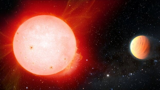 Обнаружена «зефирная» экзопланета с очень низкой плотностью