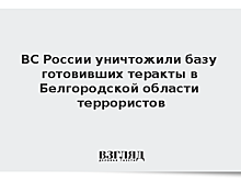 ВС России уничтожили базу готовивших теракты в Белгородской области наемников