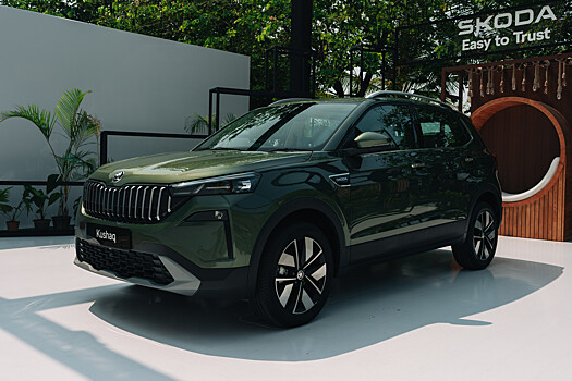 Дилеры в Индии начали собирать предзаказы на рестайлинговый Skoda Kushaq