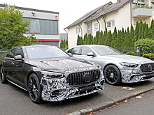 Новый подключаемый гибрид Mercedes-AMG S-Class замечен во время тестов на Нюрбургринге