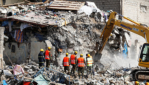 В Кении 10 человек пропали после обрушения многоэтажки