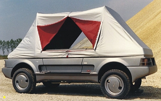 Автомобиль-палатка: история неудачного и быстро забытого концепта Savio Freely