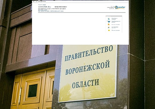 Интернет-портал правительства Воронежской области отключен за неуплату