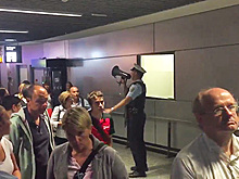 Опубликовано видео эвакуации из аэропорта Франкфурта