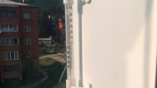 В Сибири термометры сломались из-за жары