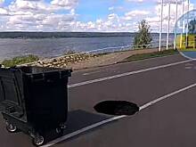 Набережную Табеева в Челнах закроют на 2 недели после обвала грунта