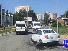 В Сызрани в ДТП пострадали два пассажира автобуса
