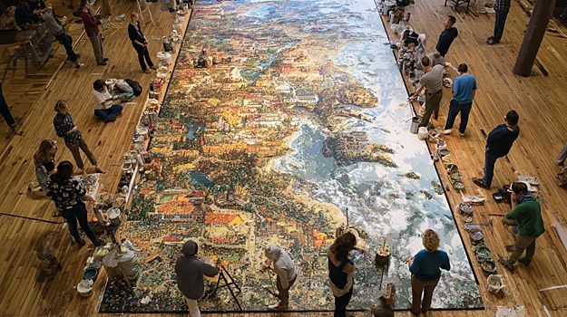 Идём на рекорд: омичи создадут самую большую картину по номерам