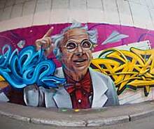 Челябинские райтеры нарисовали граффити к 1 сентября