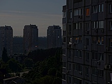 Блэкаут в Киеве показали на видео