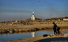 Карта затопленных церквей, поднимающихся со дна Обского моря