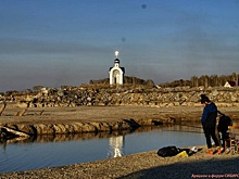 Карта затопленных церквей, поднимающихся со дна Обского моря