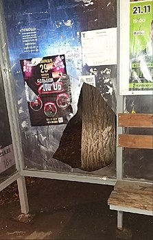 Новокузнецкие подростки устроили погром на остановке