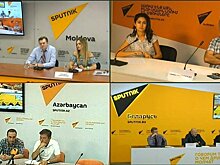 Деятельность блогеров обсудили в пресс-центре Sputnik Кыргызстан